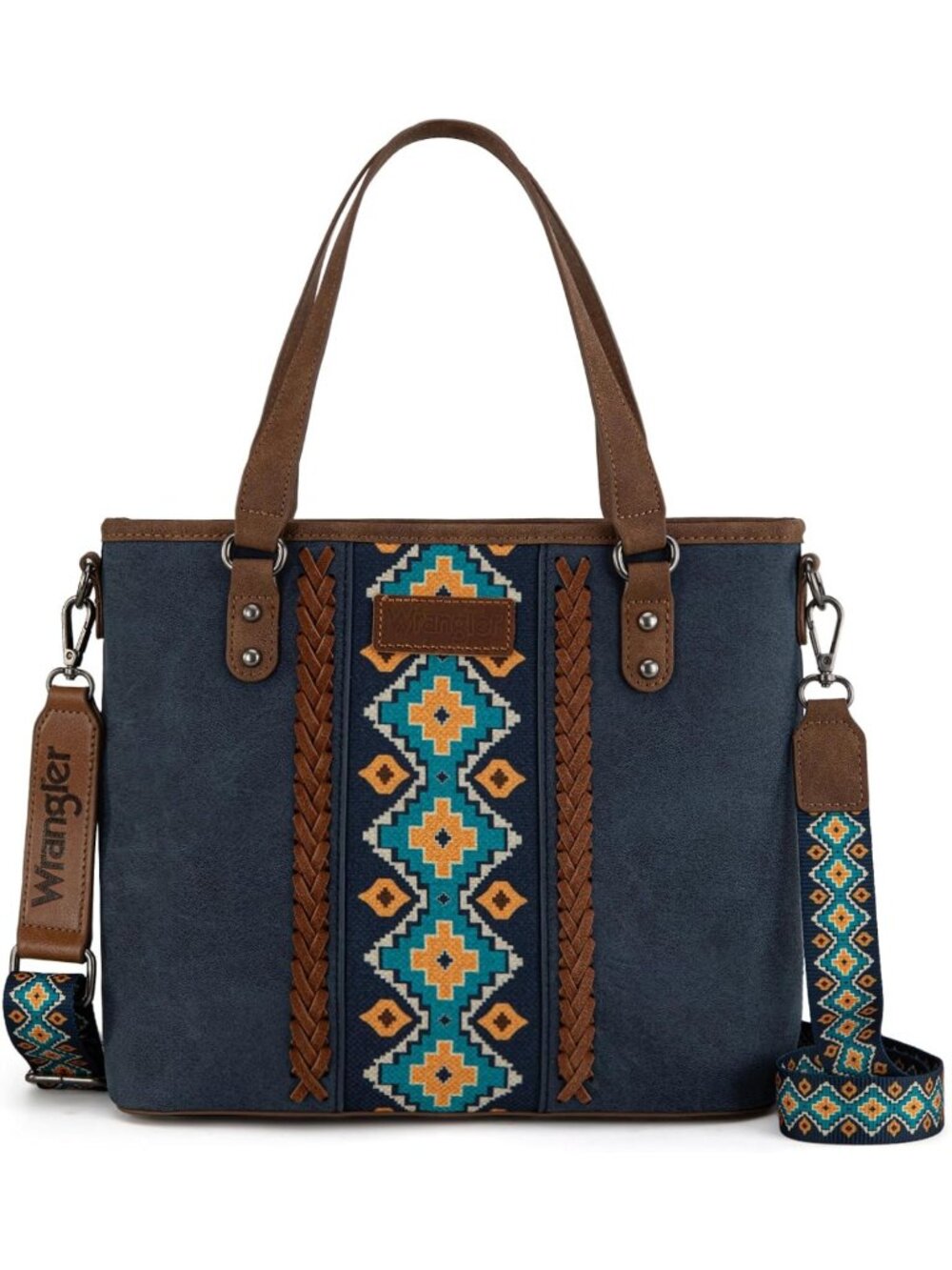 Stylish Western Tote Bag for Women | Medium Satchel Handbag with Detachable